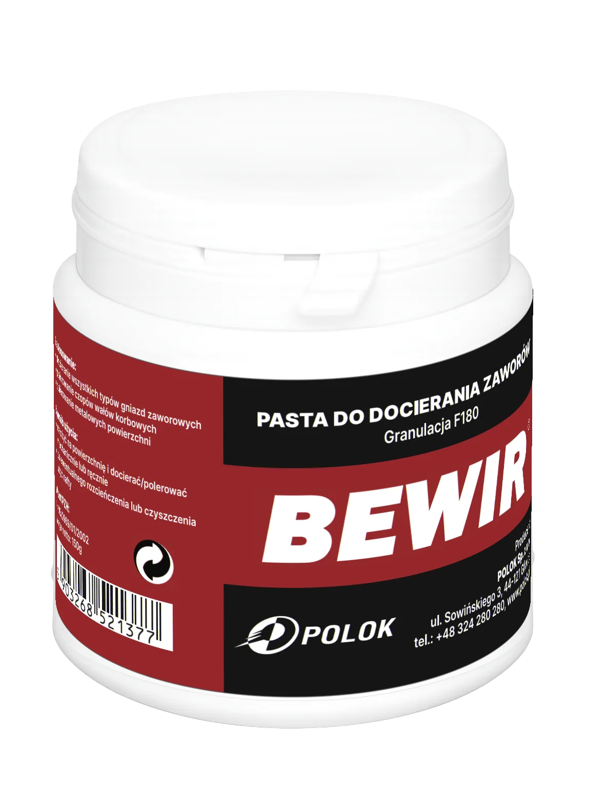 Pasta do docierania gniazd zaworowych